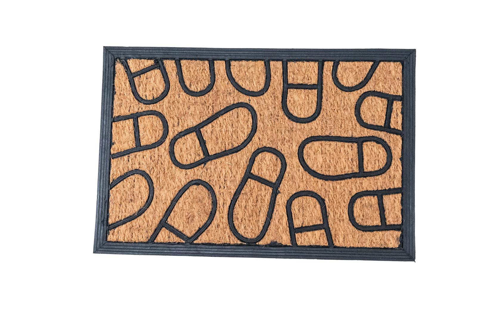 Foot Rubber moulded coir non brush mat